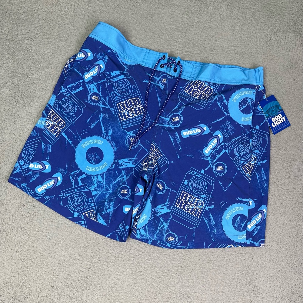 Bud light alcohol swim‎ trunks